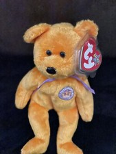 Ty  CELEBRATIONS  Beanie Baby Queen Jubilee Bear UK Exclusive Retired
