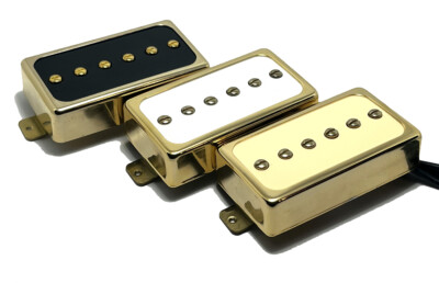 H90 Humbucker Sized Single Coil P90 ~ Gold Ring Style w/ Position & Color Choice