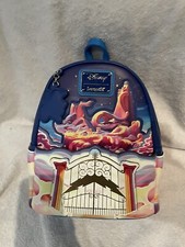 Disney Parks Loungefly Hercules Mount Olympus Golden Gate Mini Backpack Bag NEW