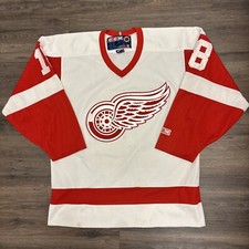 Vintage Kirk Maltby Detroit Red Wings CCM NHL Jersey Size Medium NHL Stitched