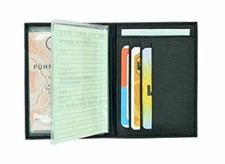 LEDER AUSWEIS AUSWEISHÜLLE MÄPPCHEN KARTENETUI KREDITKARTENETUI SCHECKKARTE ETUI