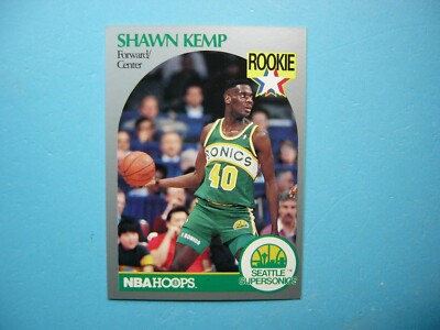 NBA カード　シャック　② 1990/91 NBA HOOPS BASKETBALL CARD #279 SHAWN KEMP ROOKIE RC NM