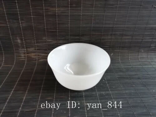 Китайский белый нефрит ручной работы чайная чашка винный бокал - - Изображение 3 из 4