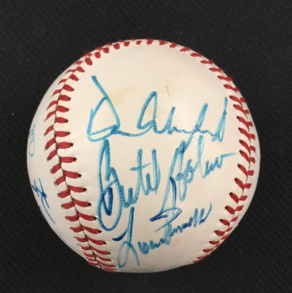 1982 New York Yankees Signed x10 Team Ball JSA Cert. MLB Dave Winfield/Etc. WOW! - Image 2 of 4