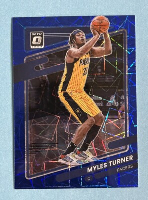 2021-22 Donruss Optic #36 Myles Turner Blue Velocity