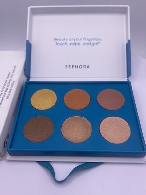 SEPHORA CLEAN BOUNCY EYESHADOW PALETTE MONARCH 6 Warm Tones .05oz