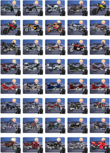 Tapis de Souris Avec Moto Motif : Honda Modèles Repose Main Vélo Biker, - Photo 1/44