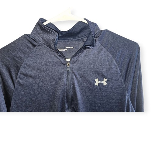 Herren Schwarz/Blau 2er Set Langarm Pullover Under Armor Leicht Small - Bild 6 von 9