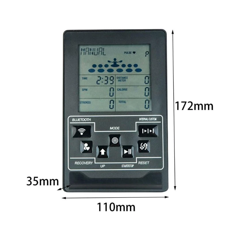 Replacement Monitor Speedometer Rowing for Rowing Machine Sport Bikes 2025 US1 - Image 3 of 4