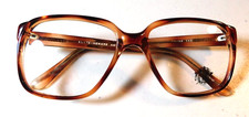 Vintage ELITE OPTICAL Howard Amber 54/20 Men's Eyeglass Frame New Old Stock L3