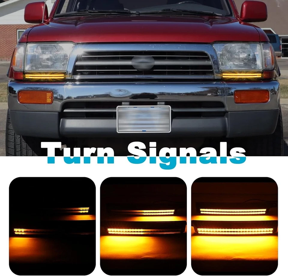 LED Daytime Running Light DRL Fog Lamp for 1996-2002 toyota 4Runner Accessories - Image 4 of 4