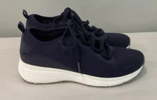 Easy Spirit Womens Size 6.5M Sneakers Lace Up Navy Blue SE8KIP2