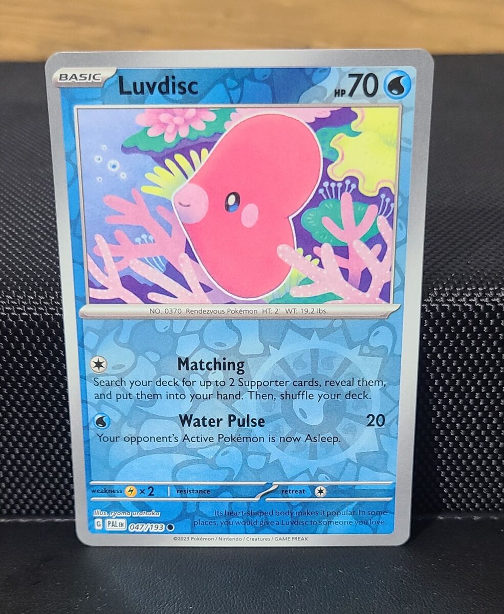 Carta Pokémon - Luvdisc 47/193 - Evolução em Paldea - Copag em Promoção na  Americanas