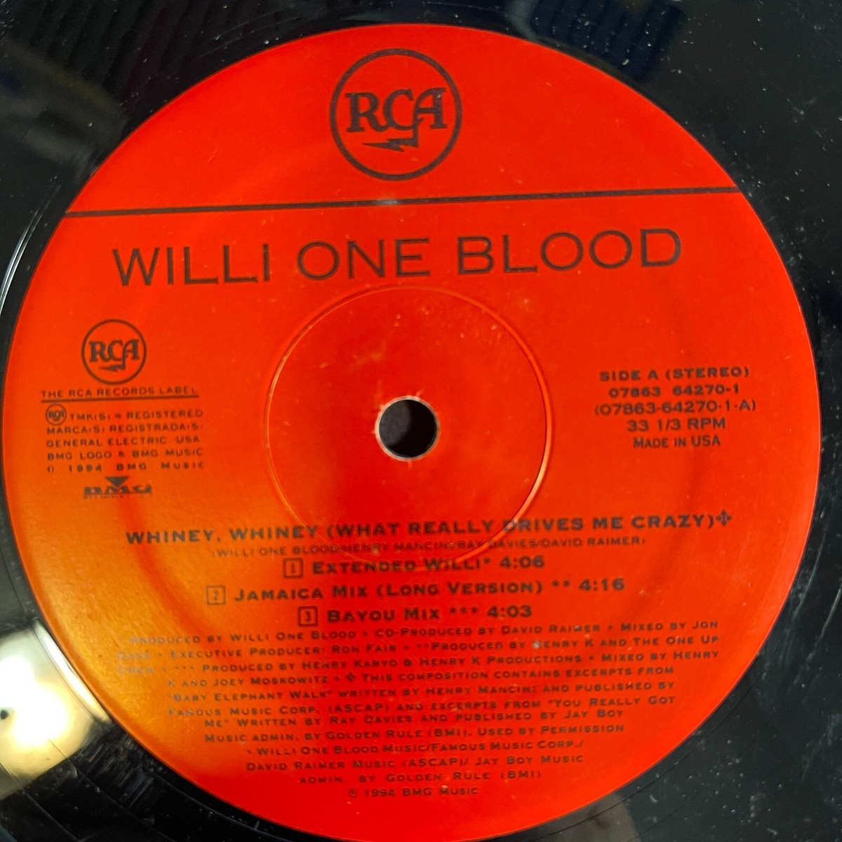 Willi One Blood - Whiney Whiney What Really Drives Me Crazy 12