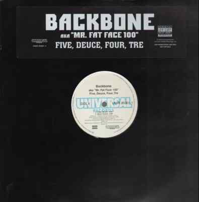 Backbone Five, Deuce, Four, Tre Vinyl Single 12inch Universal