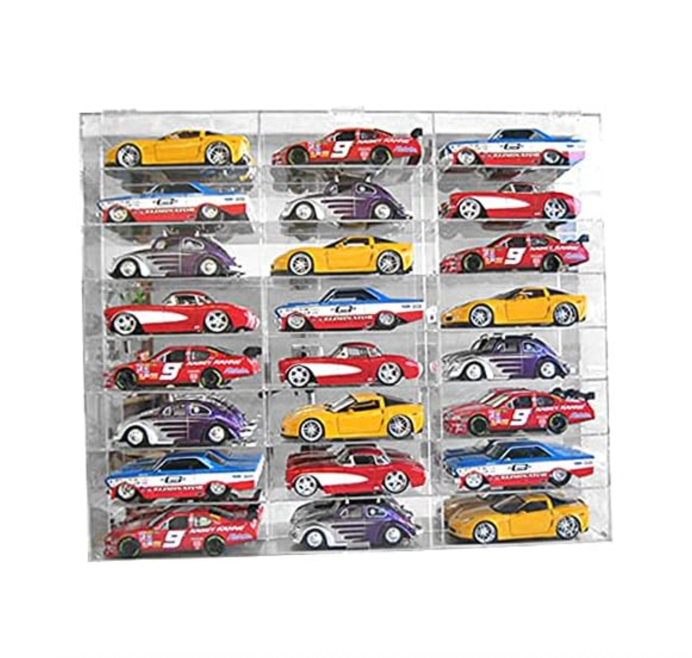 24 Car Display Case Diecast Model 1/24 Scale 1:24 Collection Shelf Cabinet LARGE