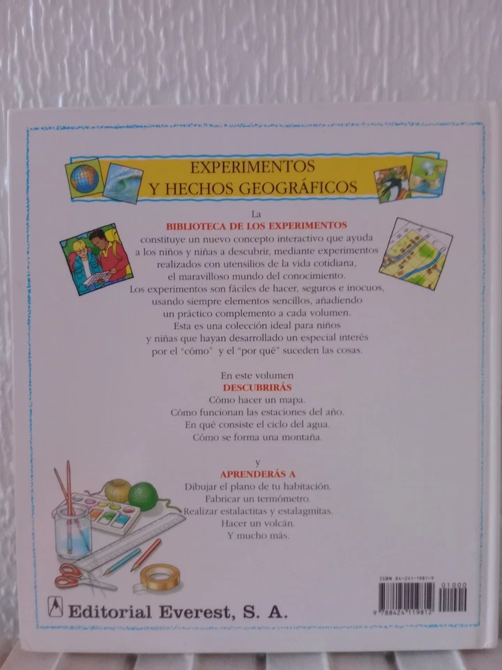 BIBLIOTECA DE LOS EXPERIMENTOS. -Everest Tomo 1- Bárbara Taylor- ISBN 8424119819 - Imagen 2 de 4