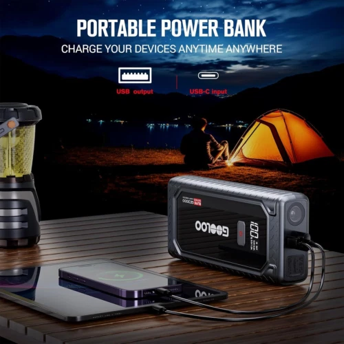 GOOLOO GE3000 Starthilfe Powerbank, 3000A Booster Auto Für - Bild 3 von 8