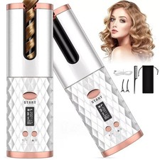 USB Cordless Automatic Rotating Hair Curler Hair Waver Curling Iron Styling Tool