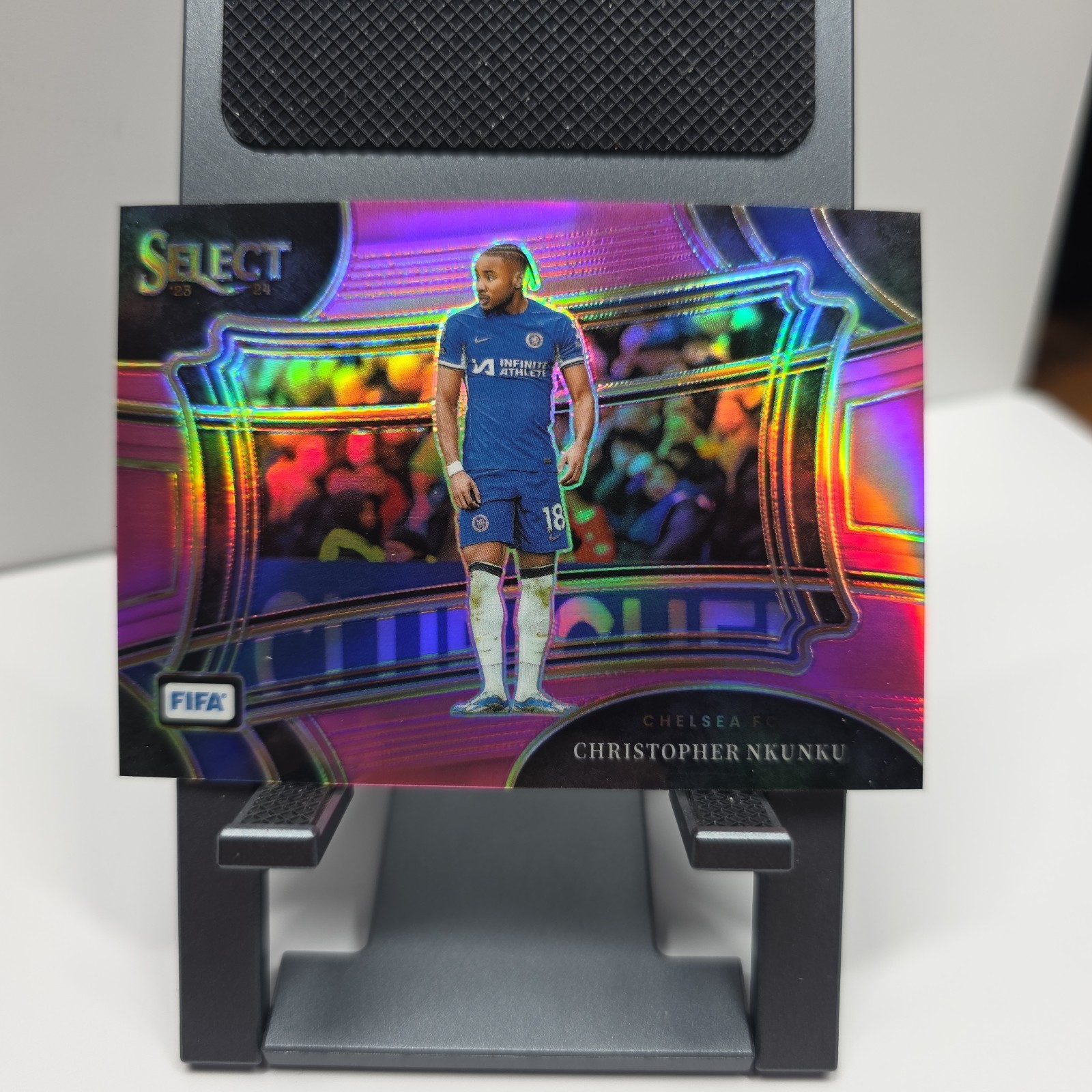 Christopher Nkunku 2023-24 Panini Select FIFA Pink Prizm /75 Field NRMT+ Chelsea