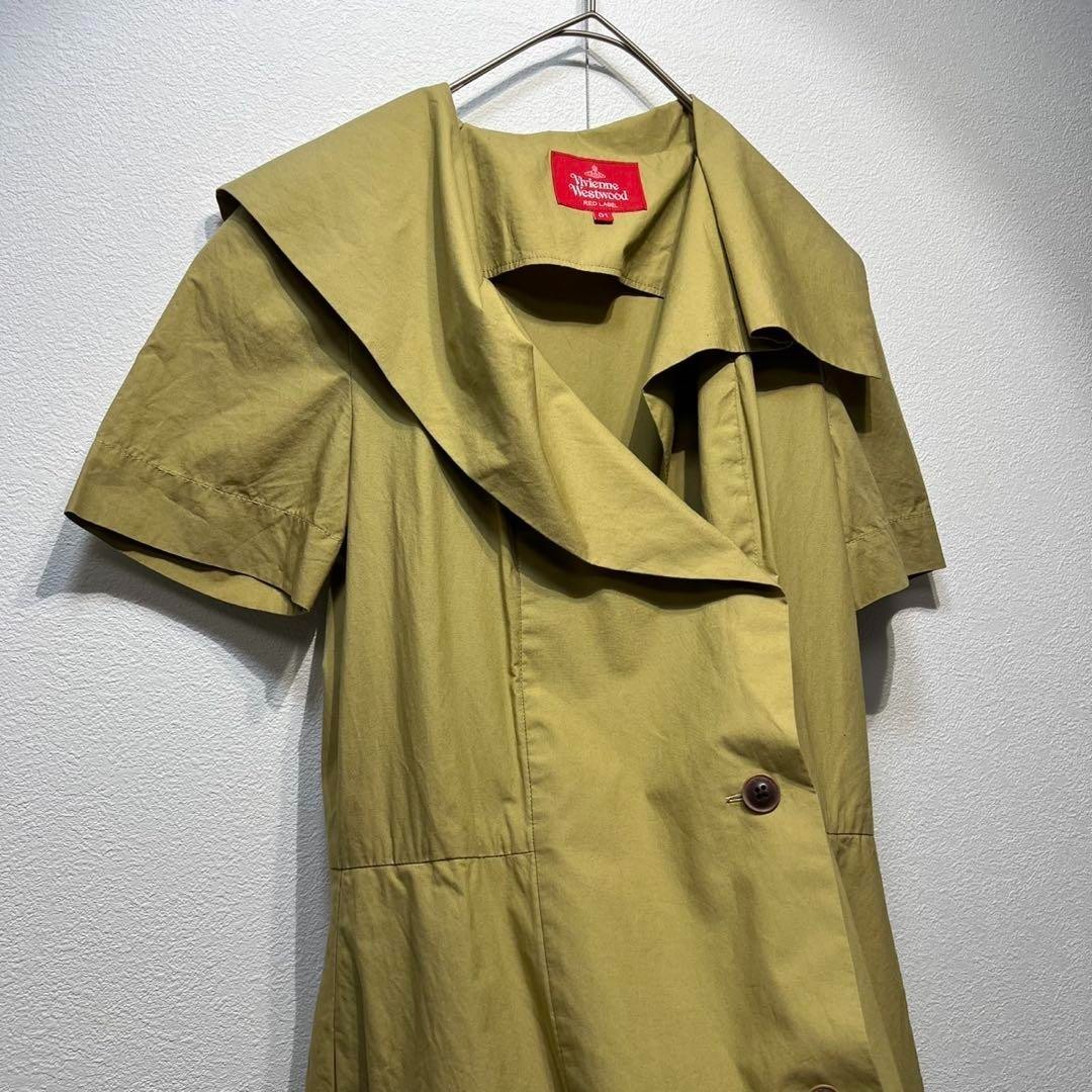 VIVIENNE WESTWOOD RED LABEL Vintage Shirt Dress  Cotton Strech Black Sz S It 40 image 9
