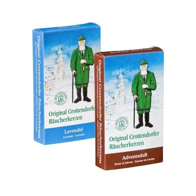 Original Crottendorfer - Set of 2 incense candles - Advent fragrance & laven
