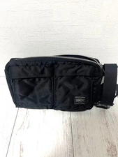 [Good Condition] PORTER Tanker Waist Bag Black Black