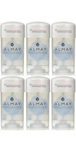 6 Pack Almay Anti Perspirant Deodorant Fragrance Free Clear Gel 2.25 Oz