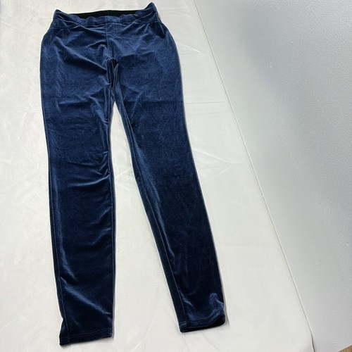 Time and Tru Midnight Blue Velvet Leggings size XS(0-2) EUC - Picture 10 of 10