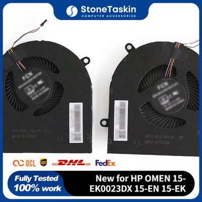 New for HP OMEN 15-EK0023DX 15-EN 15-EK DC12V Laptop CPU + GPU Cooling Fan