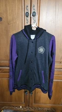 Supernatural Join The Hunt Winchester Bros Gray Purple Varsity Jacket Sz M