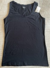 Tu Women’s Black Slim fit Longline Vest Top Size 18 BNWT