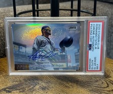 2020 Topps Stadium Club Chrome Fernando Tatis Jr Auto 4/10 PSA 10 AUTO 10 #188