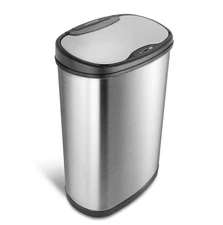 Nine Stars Touchless Automatic Kitchen Trash Can, 13 Gallon, Motion Sensor