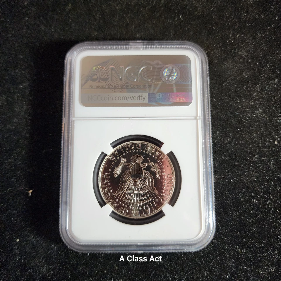 2019 Rocketship set Kennedy Half Dollar MS66 PL Sacagawea PF70 Ultra Cameo T8931 - Image 2 of 4