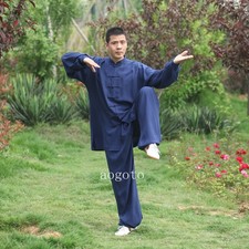 Chinese Kung Fu Tai Chi Uniform Martial Arts Shaolin Suit Wushu Clothes Outfit