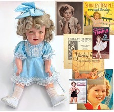 Ideal Shirley Temple 22" Composition Doll c1934 Books Photo Videos Memorabilia