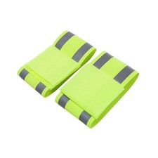 2 Pcs High Visibility Safety Reflector Armband Reflective Bracelet Running