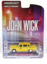 John Wick  1974 Checker Taxi  Greenlight Collectables  Die Cast