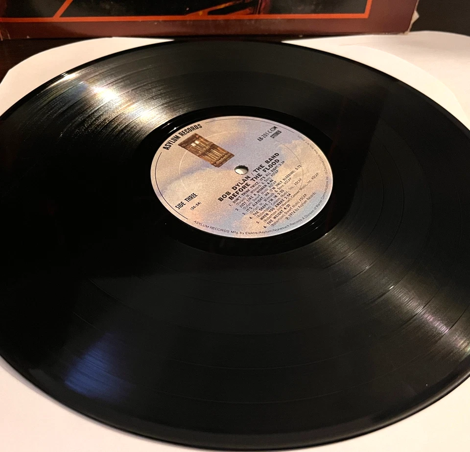 BOB DYLAN & THE BAND - Before The Flood (1974) - 12" Vinyl Record 2xLP - VG - Image 4 of 4