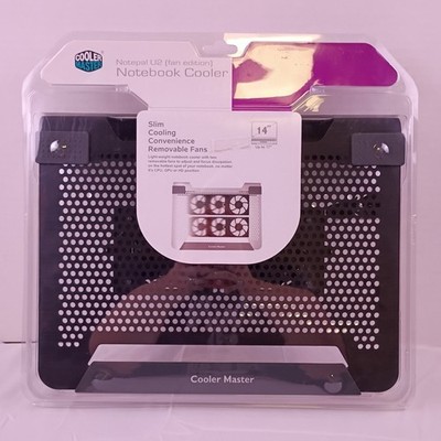 Cooler Master Notepal U2 (Fan Edition) Notebook Cooler Slim Cooling 14'' New 
