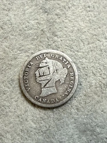 1858 Canada 5 Cents Silver — photo from the most recent tracked eBay sale