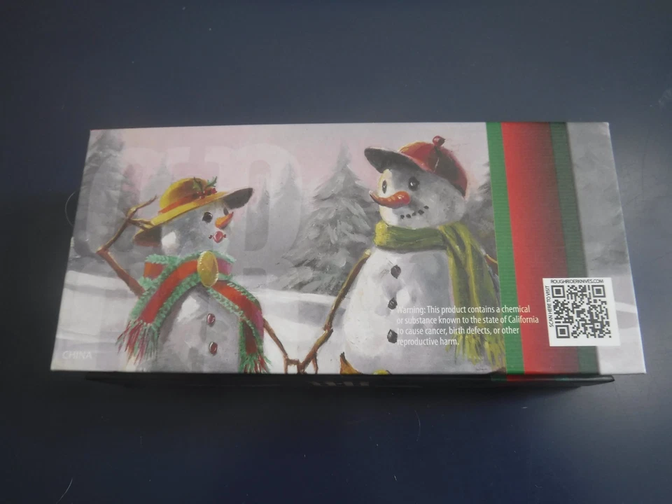 LIMITED EDITION ROUGH RIDER RR1876 CHRISTMAS KNIFE W/ R.J. McDonald artwork - Image 3 of 4