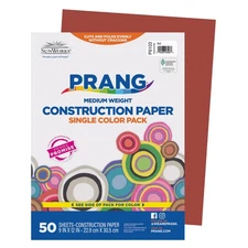 Prang (Formerly SunWorks) Construction Paper, Red, 9 x Office Product