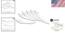 OUTDOOR EDGE 3.5" RazorSafe Replacement Knife Blades, 6 Pieces
