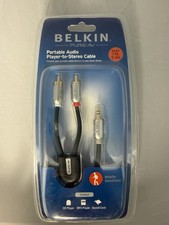 Belkin Pure AV 7ft 3.5mm Male to RCA Male Stereo Audio Cable Gold Plated