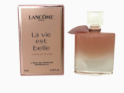 Lancome La Vie Est Belle Vanille Nude   L Eau De Parfum Sensuelle 4ml EdP Mini