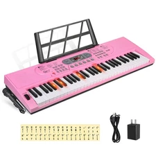 Hricane Keyboard Piano Lighted Keys for Beginner Adults Teens Kids, 61 Key El...