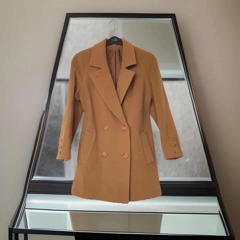 "Chaqueta Abrigo de Invierno Julius Hecho en Inglaterra Lana Cachemira Reino Unido 14 Vintage L32""" Foto 2 de 4