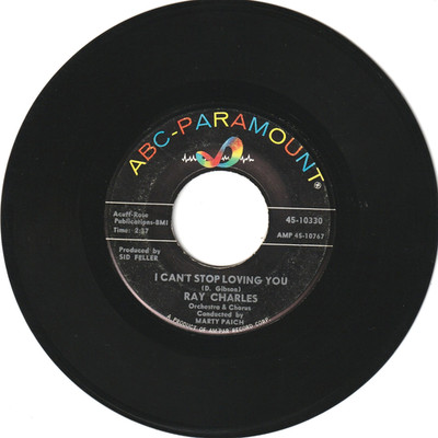 Ray Charles - I Can't Stop Loving You / Born to Lose 7'' Vinyl 45 RPM Single 1962